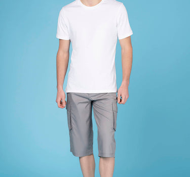 Cargo Bermuda Shorts With Detachable Belt 