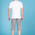 Cargo Bermuda Shorts With Detachable Belt 