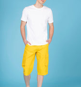 Cargo Bermuda Shorts With Detachable Belt 