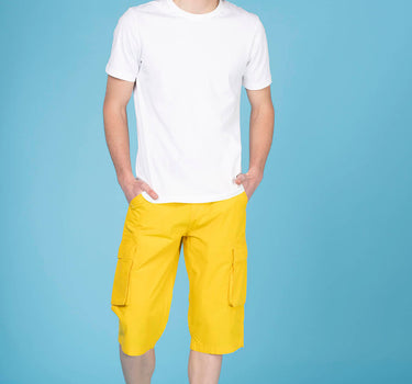 Cargo Bermuda Shorts With Detachable Belt 