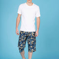 Floral Bermuda Shorts With Detachable Belt 