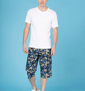 Floral Bermuda Shorts With Detachable Belt 