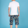 Floral Bermuda Shorts With Detachable Belt 