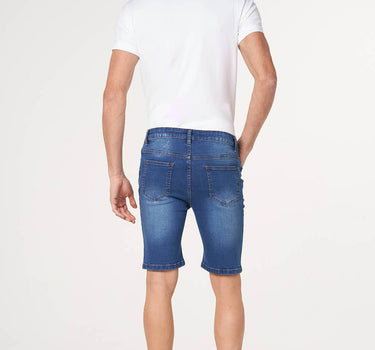 Medium Wash Denim Shorts 