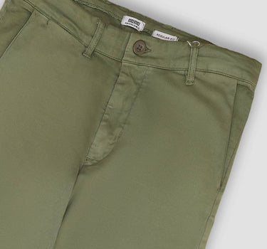 Regular Fit Chino For Men - Olive 