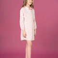 Floral Surplice Dress 