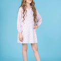 Floral Surplice Dress 