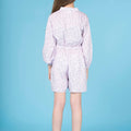 Floral Surplice Dress 