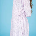 Floral Surplice Dress 