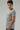 Solid V-Neck T-Shirt For Men - Grey 