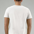 Solid V-Neck T-Shirt For Men - White 