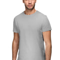 Solid Crew Neck T-Shirt For Men - Grey 