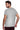 Solid Crew Neck T-Shirt For Men - Grey 