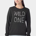 Printed Fleece Terry Sweat Shirt 