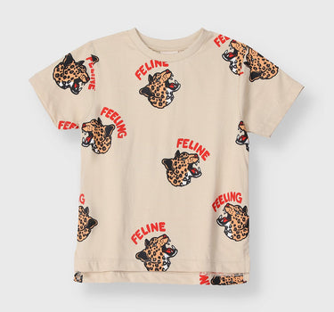 Printed Feline Tee 