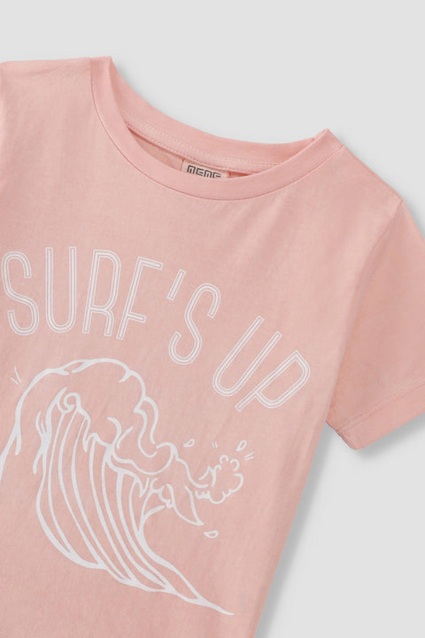 Surf Illustration Short Sleeve T-Shirt