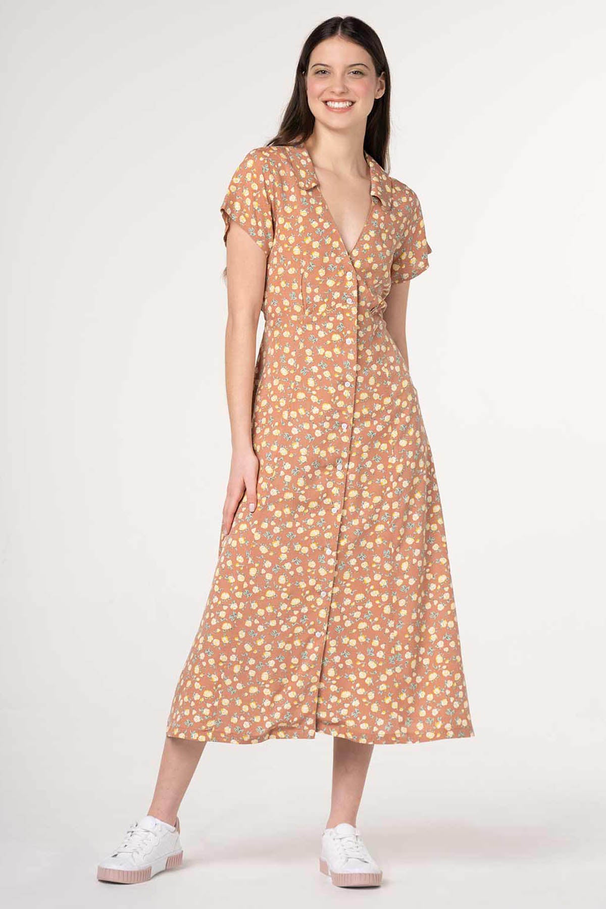 Floral Viscose Dress