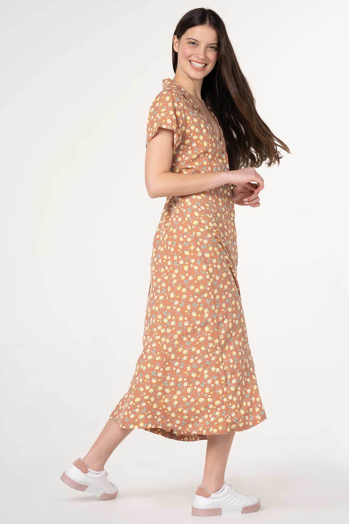 Floral Viscose Dress