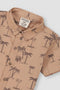 Baby Graphic Palm Safari Shirt