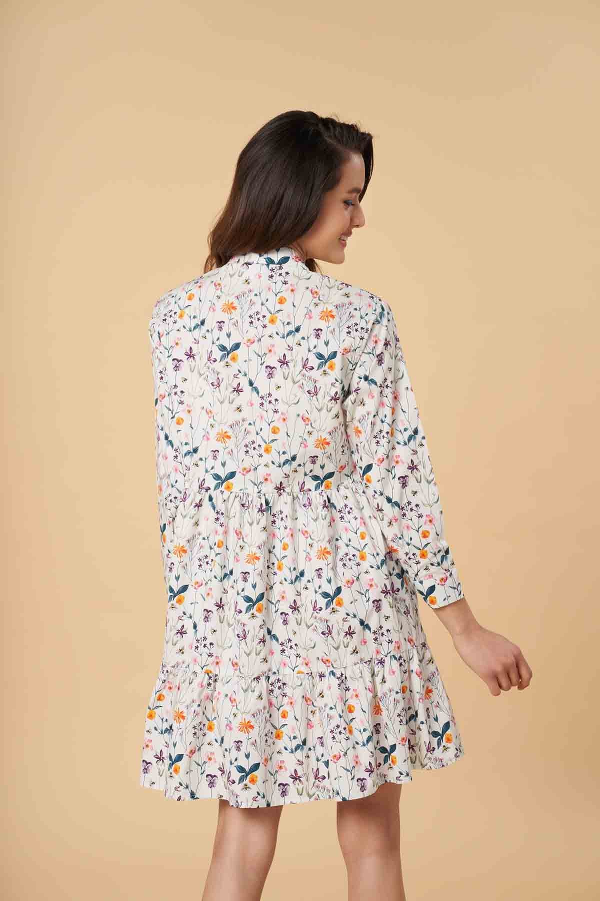 Floral Tiered Dress