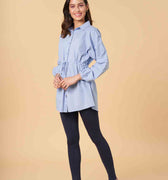 Solid Button Down Top 
