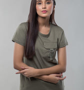 Ladies Pocket Tee 