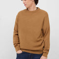Solid Classical Textured Sweater 
