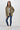 Shacket For Women - Khaki Front Side