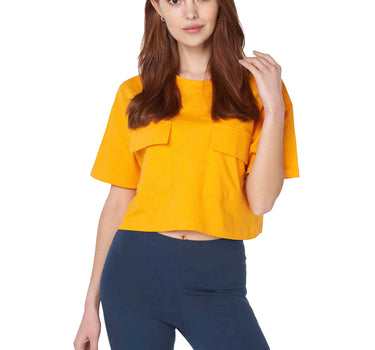 Utility Pockets Crop Top 